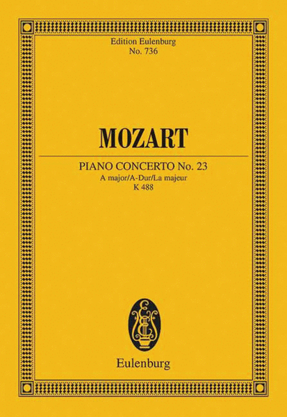 Piano Concerto No. 23 in A Major, K. 488