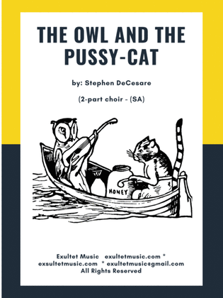 Book cover for The Owl And The Pussy-Cat (2-part choir - (SA)