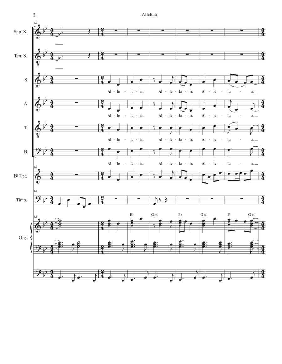 Alleluia (from 