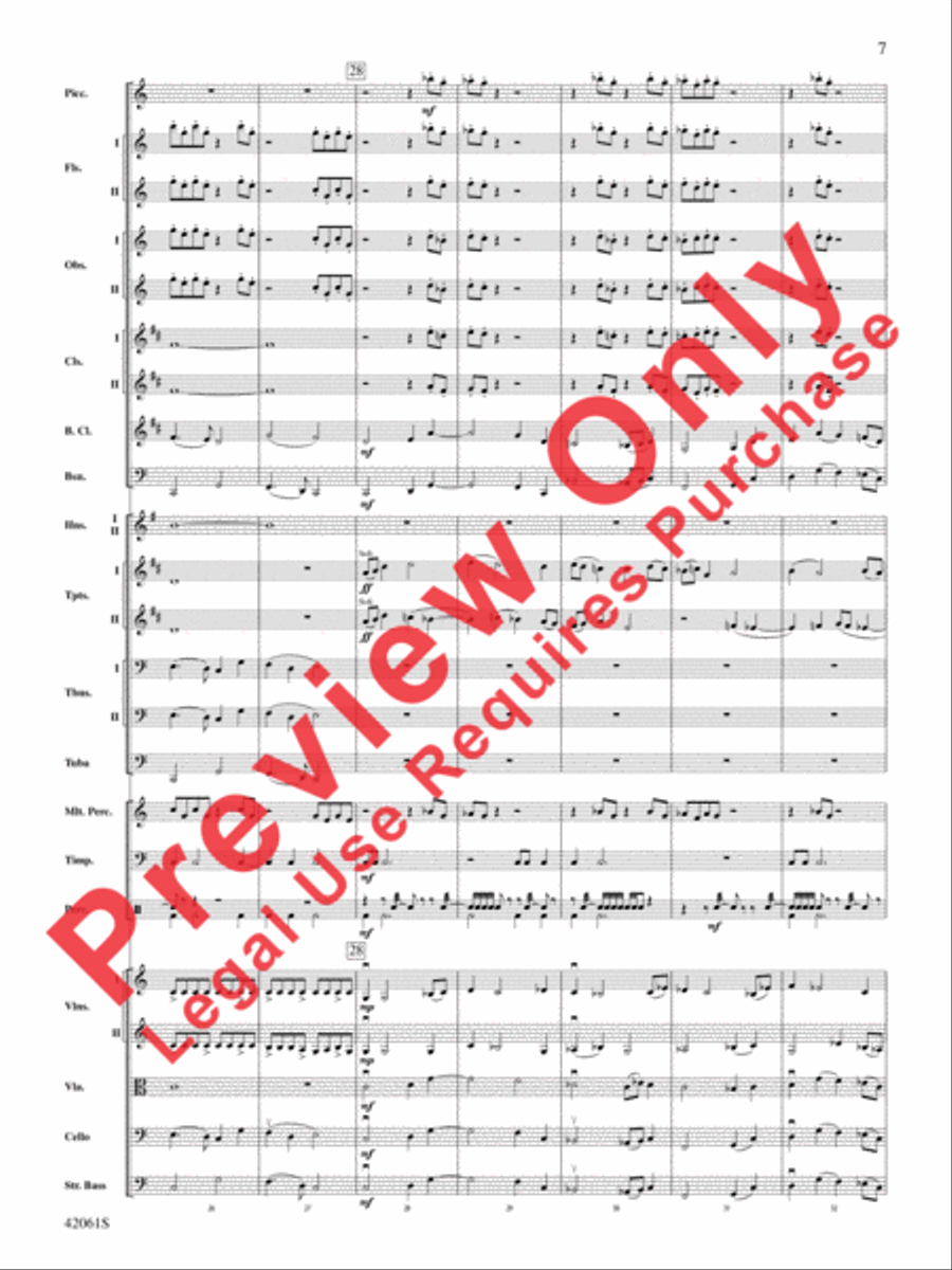 South County Sketches Full Orchestra scores gallery preview page 8