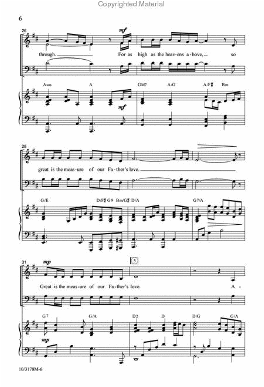 Think About His Love Think About His Love 3-Part scores gallery preview page 6