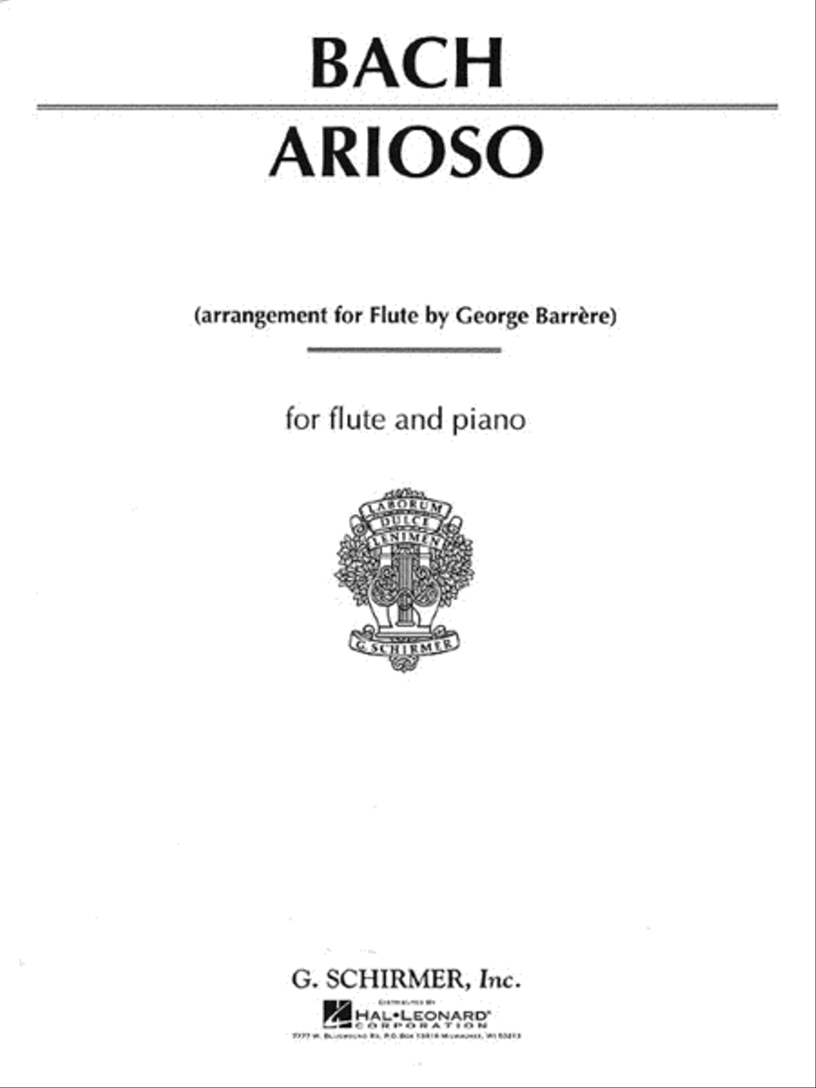 Arioso Flute Solo scores gallery preview page 1