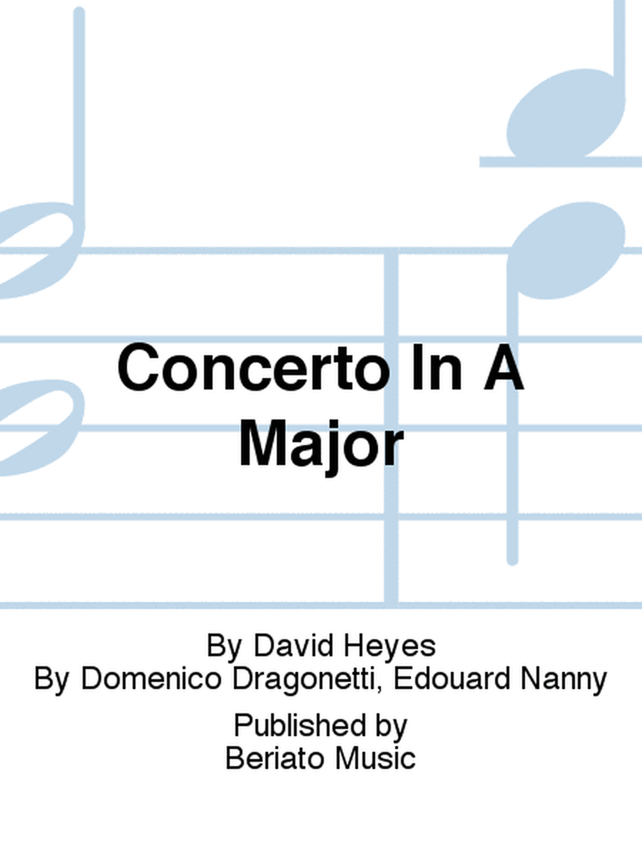 Concerto In A Major
