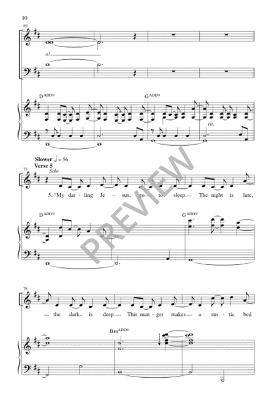 Did You Hear the Song? 4-Part scores gallery preview page 11