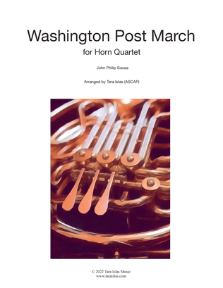 Washington Post March for Horn Quartet