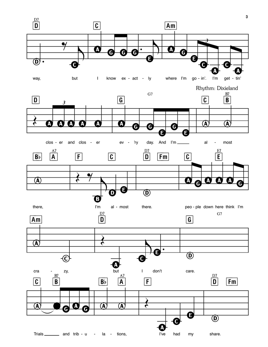 Almost There (from Disney's The Princess and the Frog) Electronic Keyboard scores gallery preview page 2