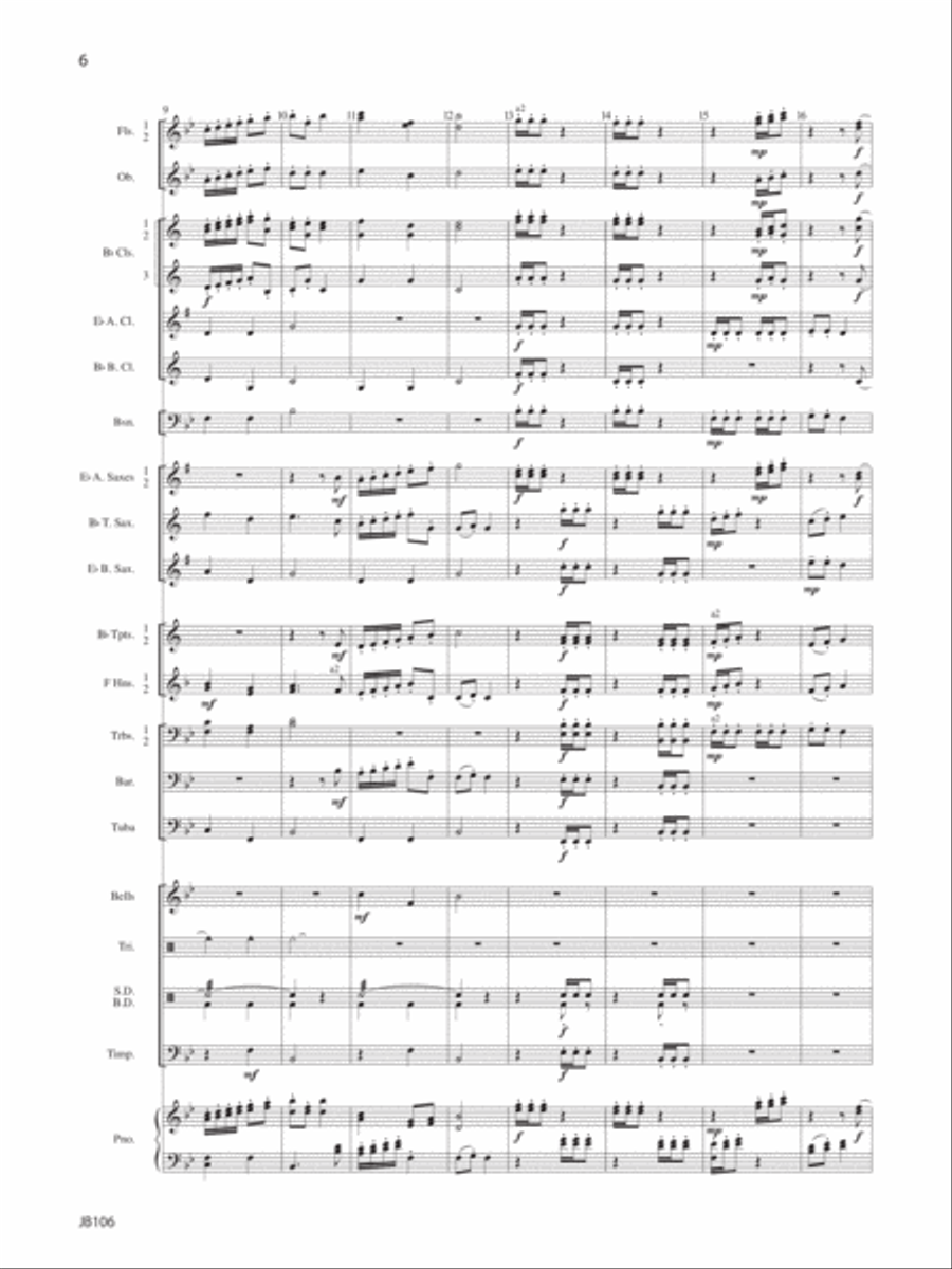 Festival At Camelot Concert Band scores gallery preview page 4