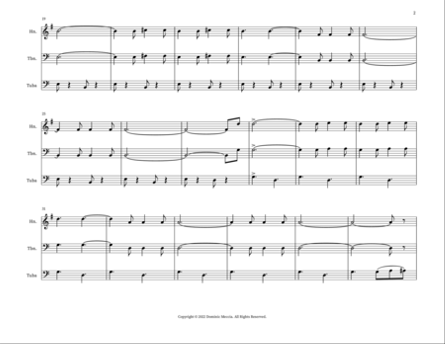 Funiculi, Funicula Small Ensemble scores gallery preview page 2