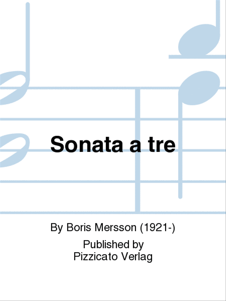 Sonata a tre Sonata a tre School and Community scores gallery preview page 1