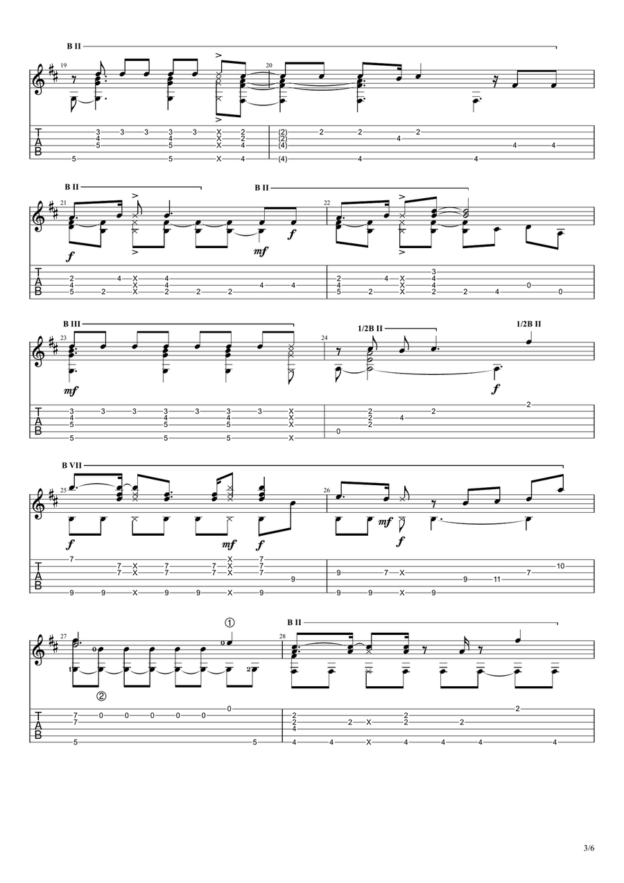 Fresh Fresh Acoustic Guitar scores gallery preview page 3