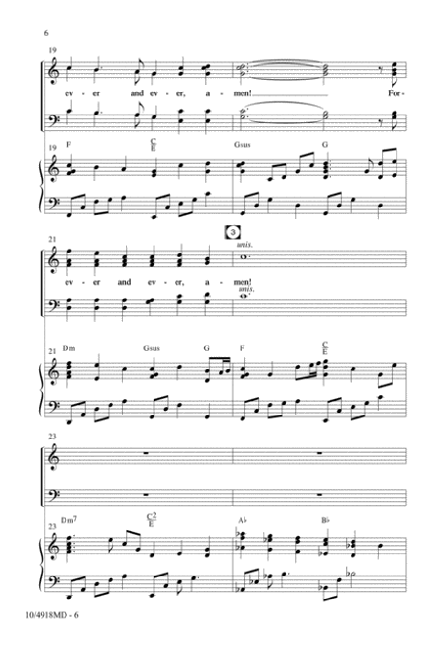 Child of the Promise 4-Part scores gallery preview page 5
