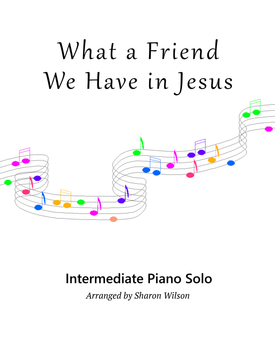 What a Friend We Have in Jesus Piano Solo scores gallery preview page 1