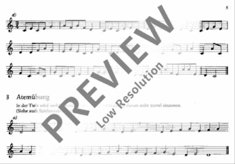 Die kleine Übung Soprano Recorder scores gallery preview page 6