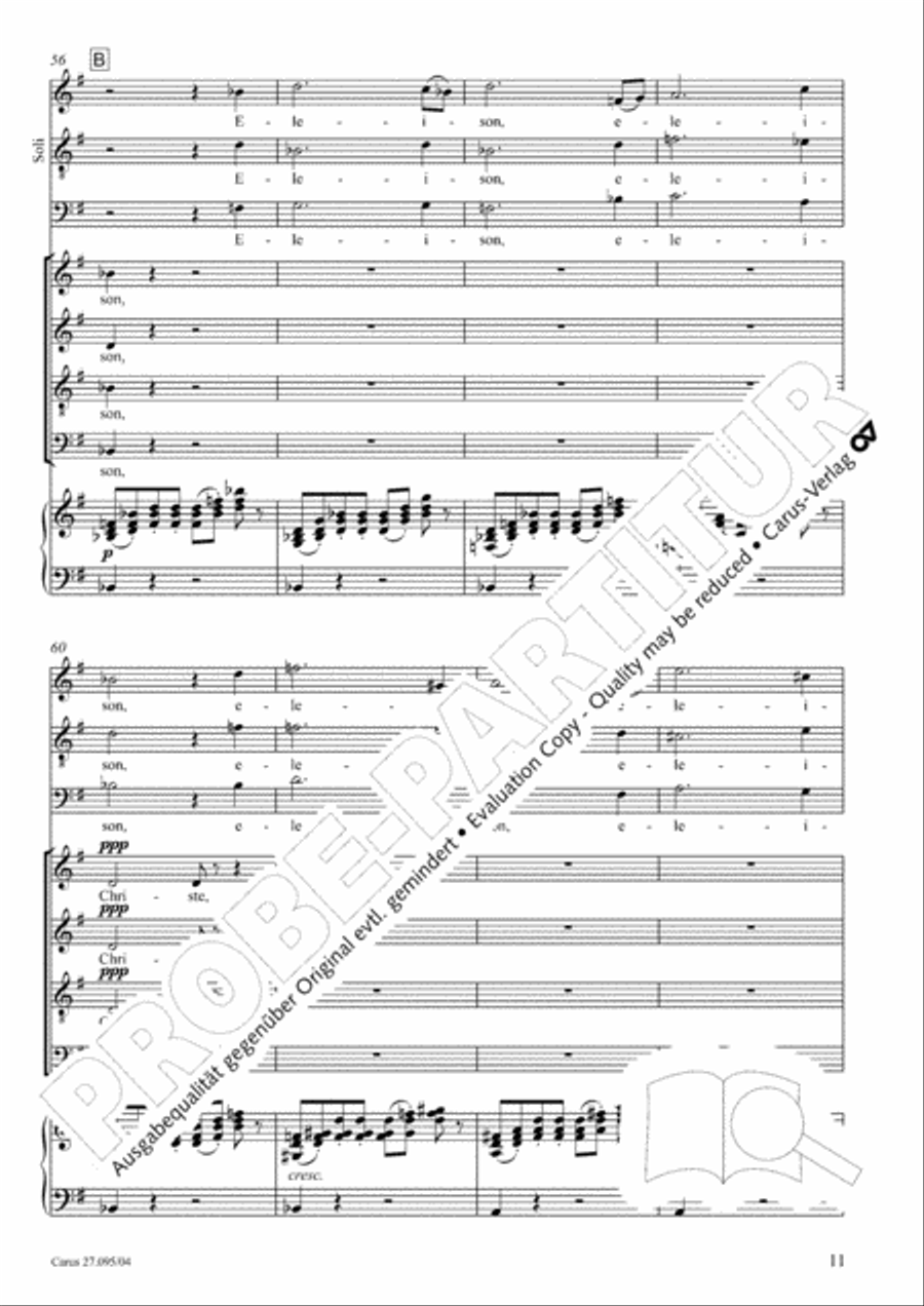 Messe solennelle de sainte Cecile STB scores gallery preview page 12