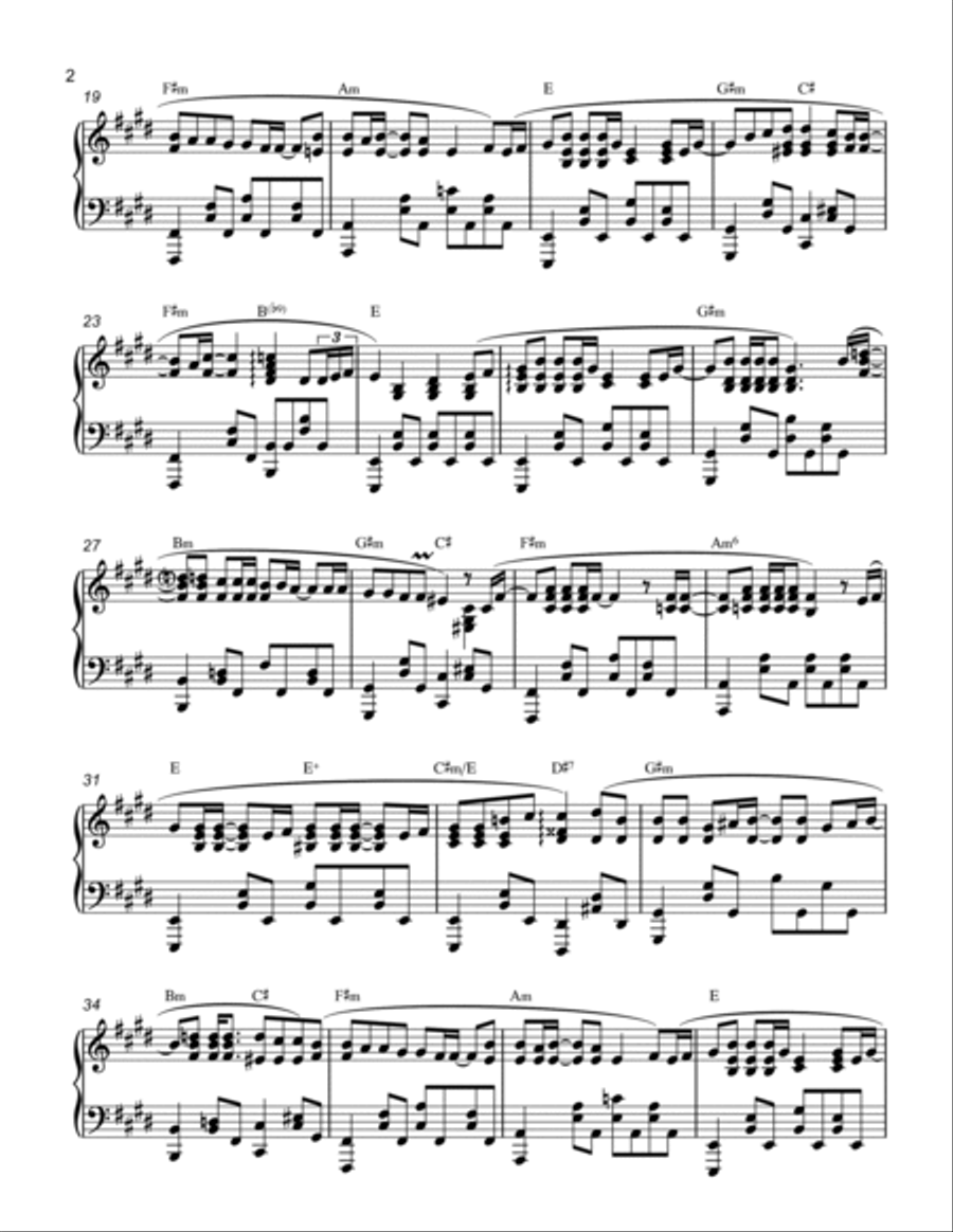 Alone Again (Naturally) Alone Again (Naturally) Piano Solo scores gallery preview page 2