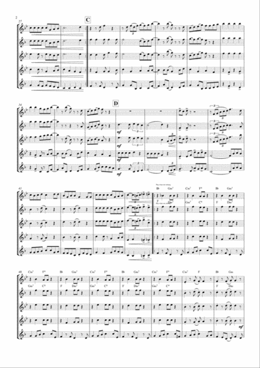 Always Look On The Bright Side Of Life Woodwind Quintet scores gallery preview page 3