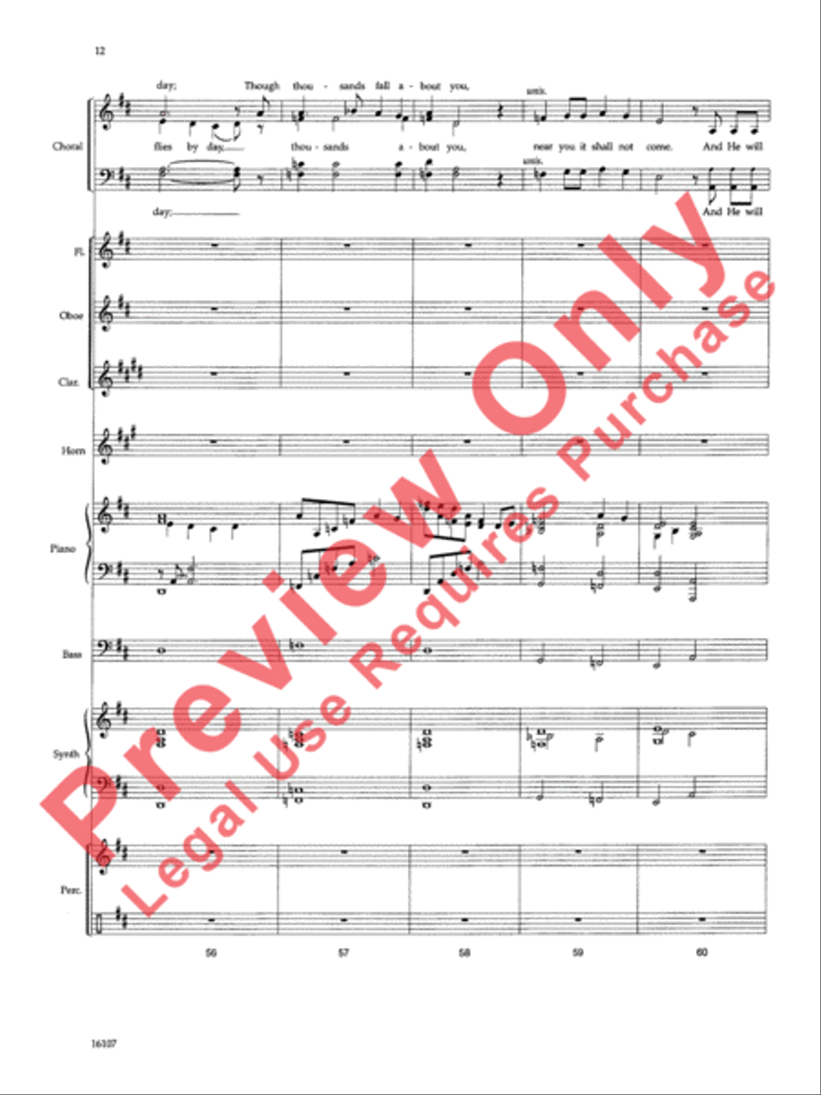 On Eagle's Wings Choir scores gallery preview page 37