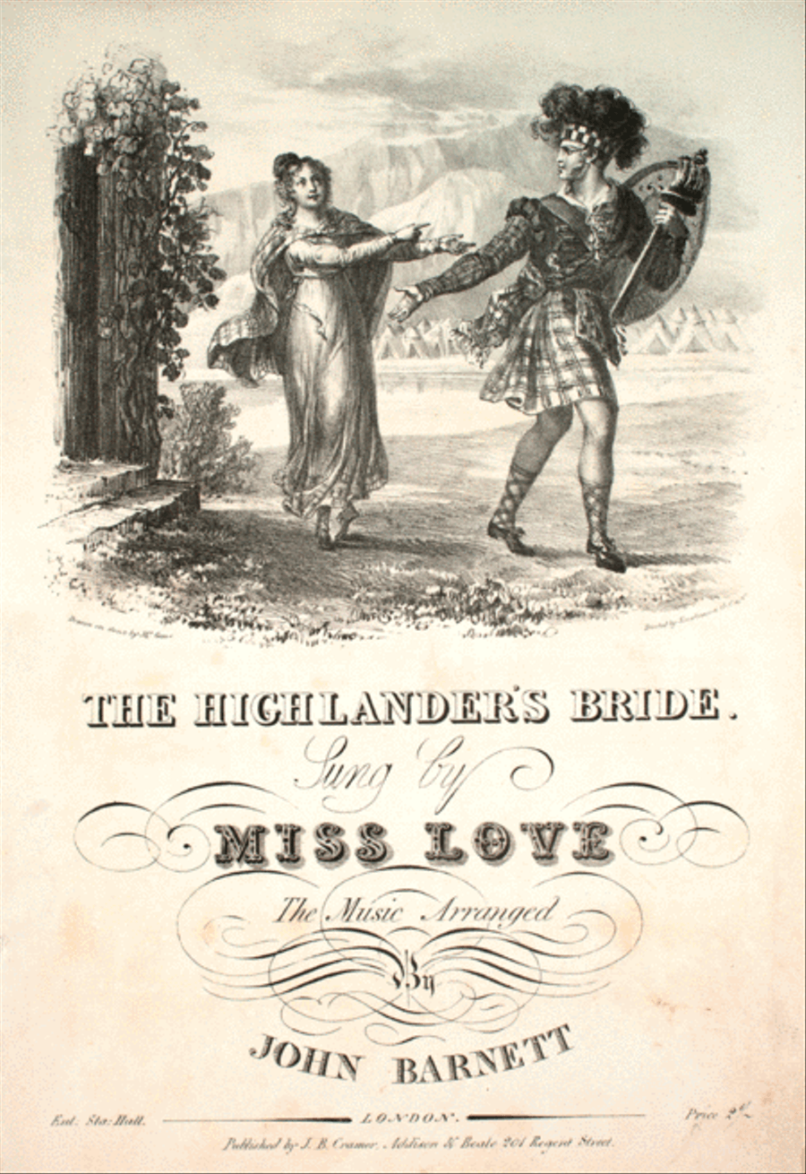 The Highlander's Bride Voice scores gallery preview page 1