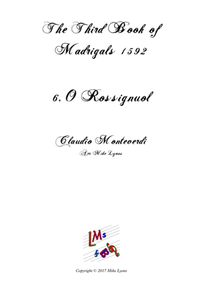 Monteverdi - The Third Book of Madrigals - No 6 O Rossignuol