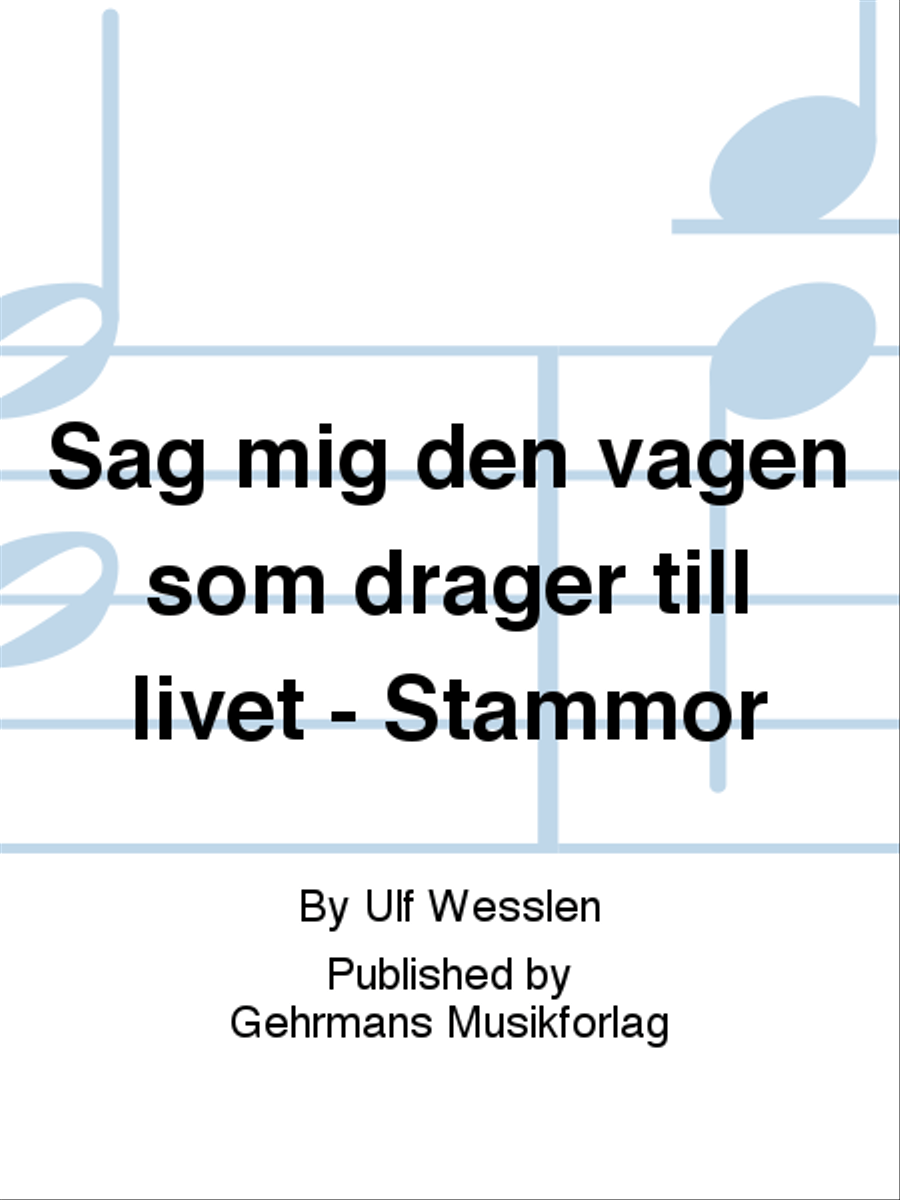 Sag mig den vagen som drager till livet - Stammor Orchestra scores gallery preview page 1