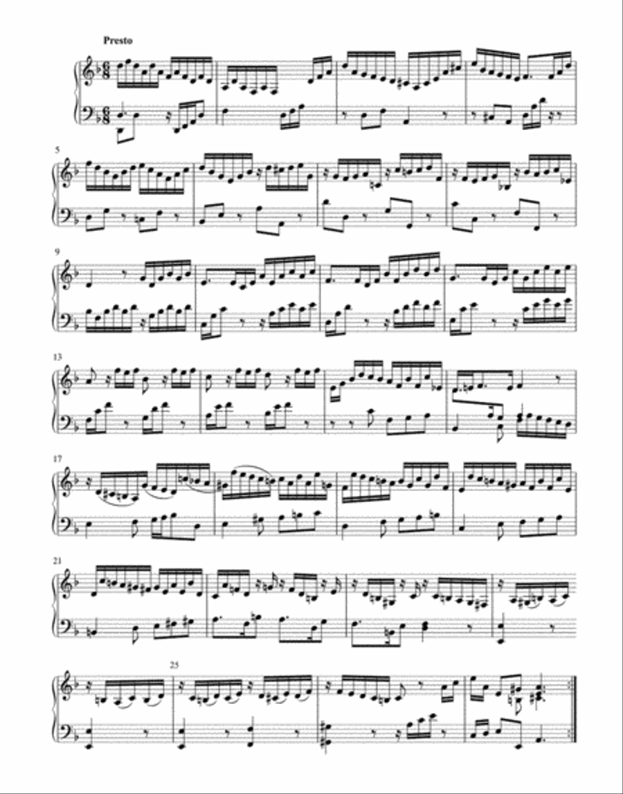 Suites, Partitas, Sonatas Harpsichord scores gallery preview page 3