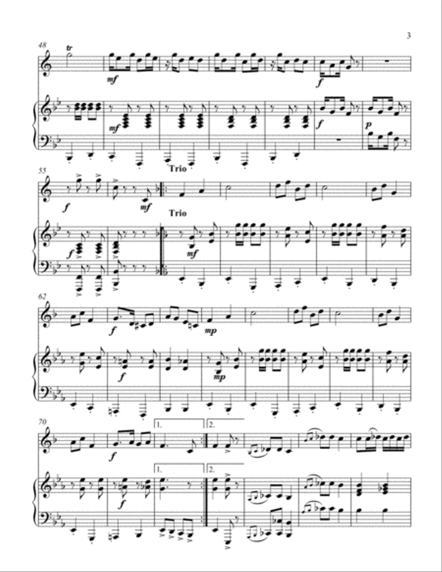 Blackville Society Trumpet Solo scores gallery preview page 3