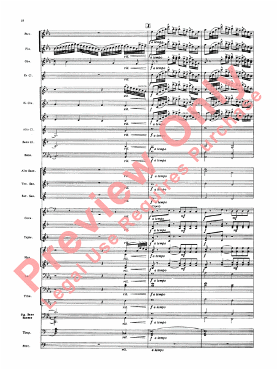 Toccata Concert Band scores gallery preview page 19