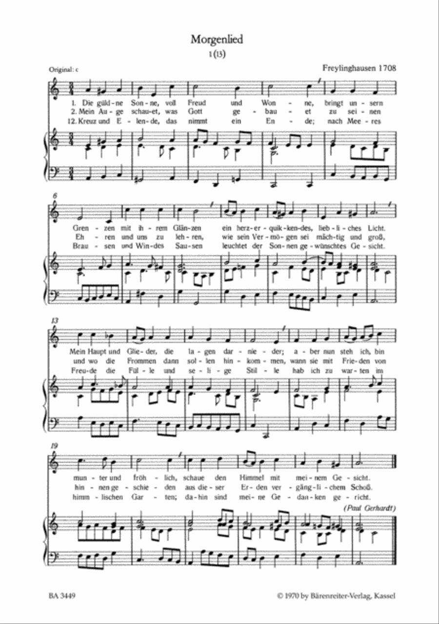 Die Gesange zu G.Chr.Schemellis Gesangbuch und 6 Lieder aus dem Klavierbuchlein fur Anna Magdalena, BWV 439-507,511-514,516,517 Low Voice scores gallery preview page 3