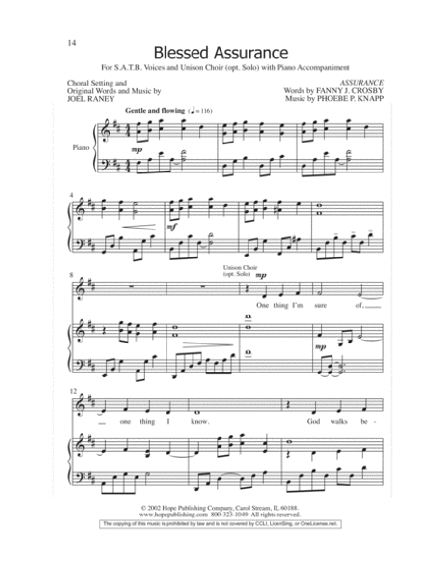 Let the Children Sing 4-Part scores gallery preview page 16