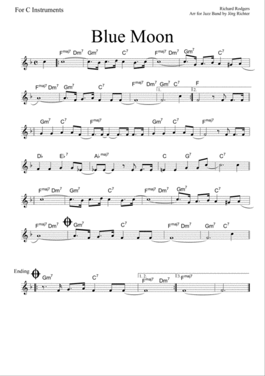 Blue Moon Large Ensemble scores gallery preview page 2