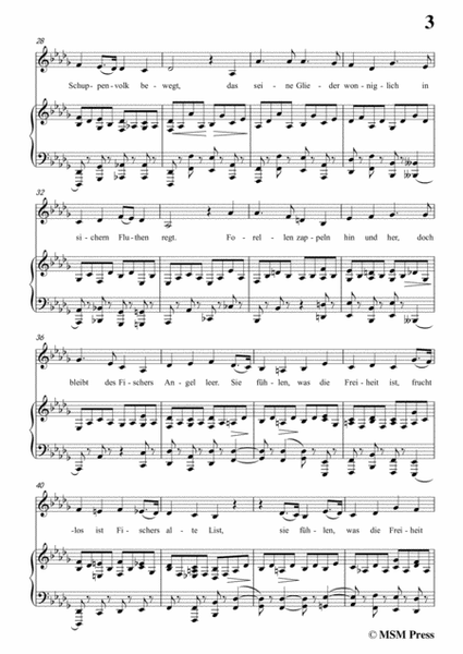 Schubert-Wie Ulfru fischt,in b flat minor,Op.21,No.3,for Voice and Piano image number null