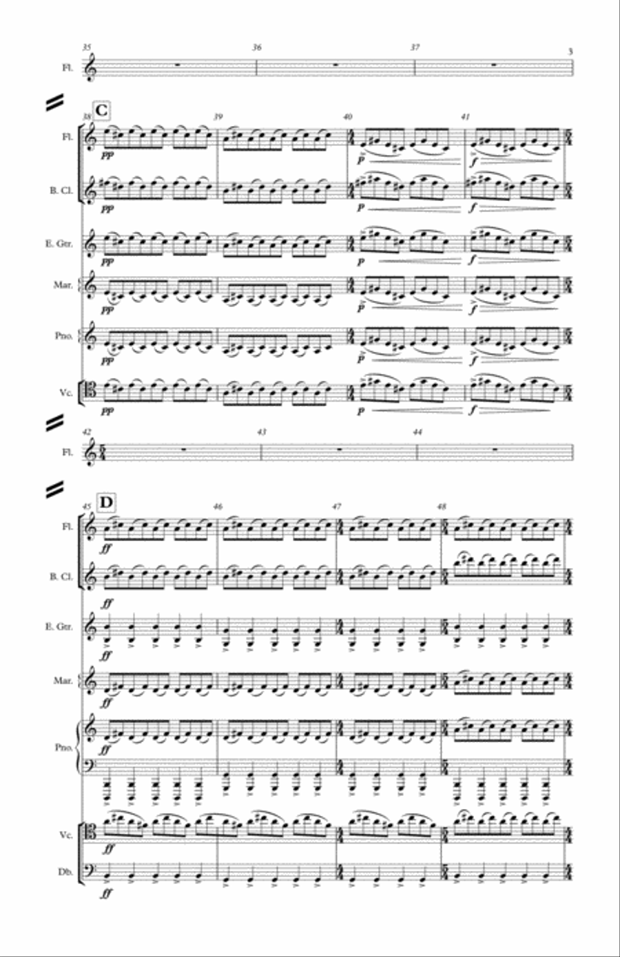 Where I Am Now Large Ensemble scores gallery preview page 5