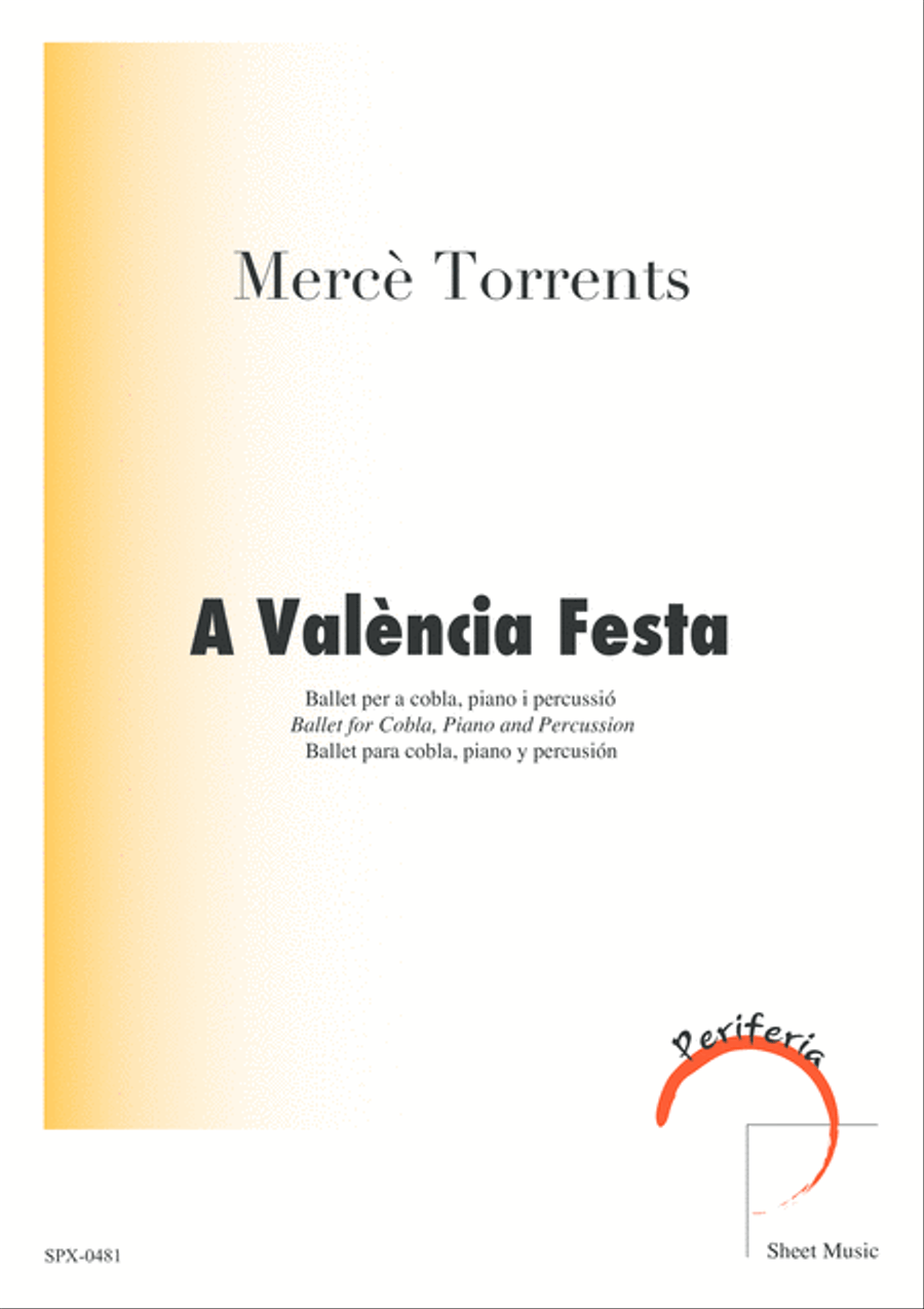 A València Festa: Ballet for Cobla, Piano and Percussion Brass Ensemble scores gallery preview page 1