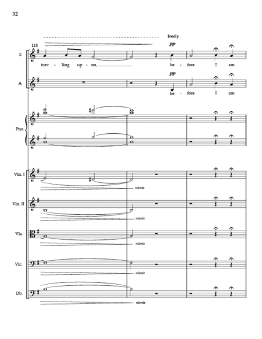Flight (Full Score and Parts) SSA scores gallery preview page 31