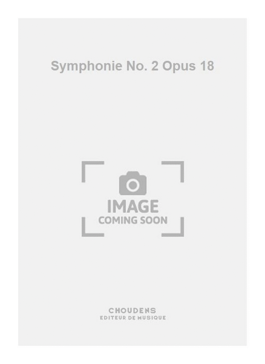Symphonie No. 2 Opus 18 Orchestra scores gallery preview page 1