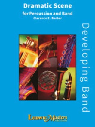 Book cover for Dramatic Scene (for percussion and band)