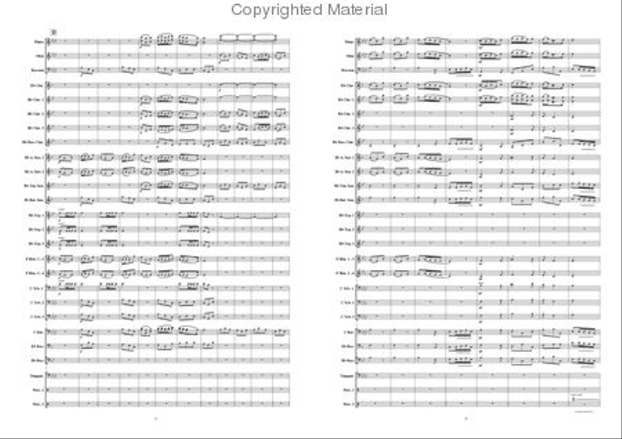 Samson Concert Band scores gallery preview page 7
