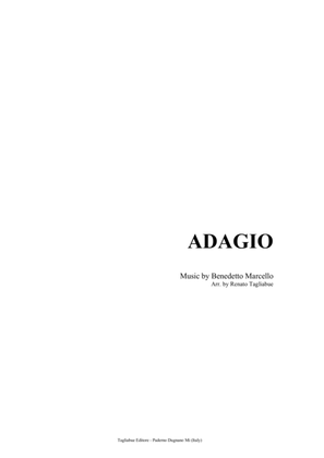 ADAGIO - Benedetto Marcello - For string quartet - with parts