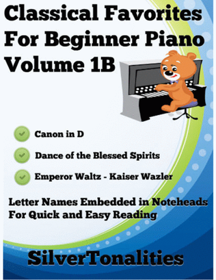 Classical Favorites for Beginner Piano Volume 1 B Sheet Music