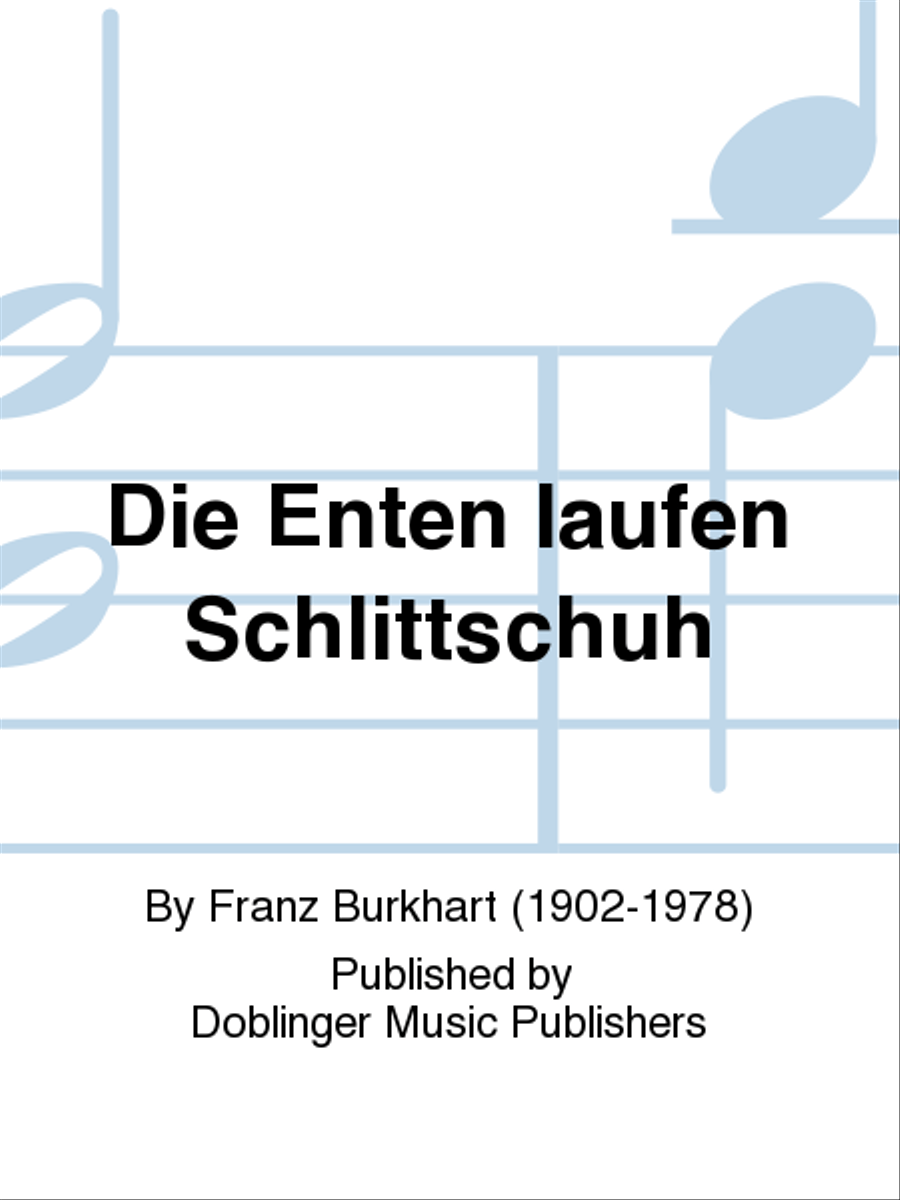 Die Enten laufen Schlittschuh SSA scores gallery preview page 1
