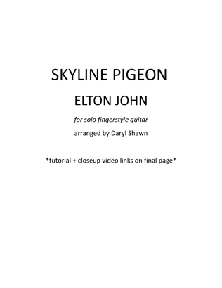 Book cover for Skyline Pigeon