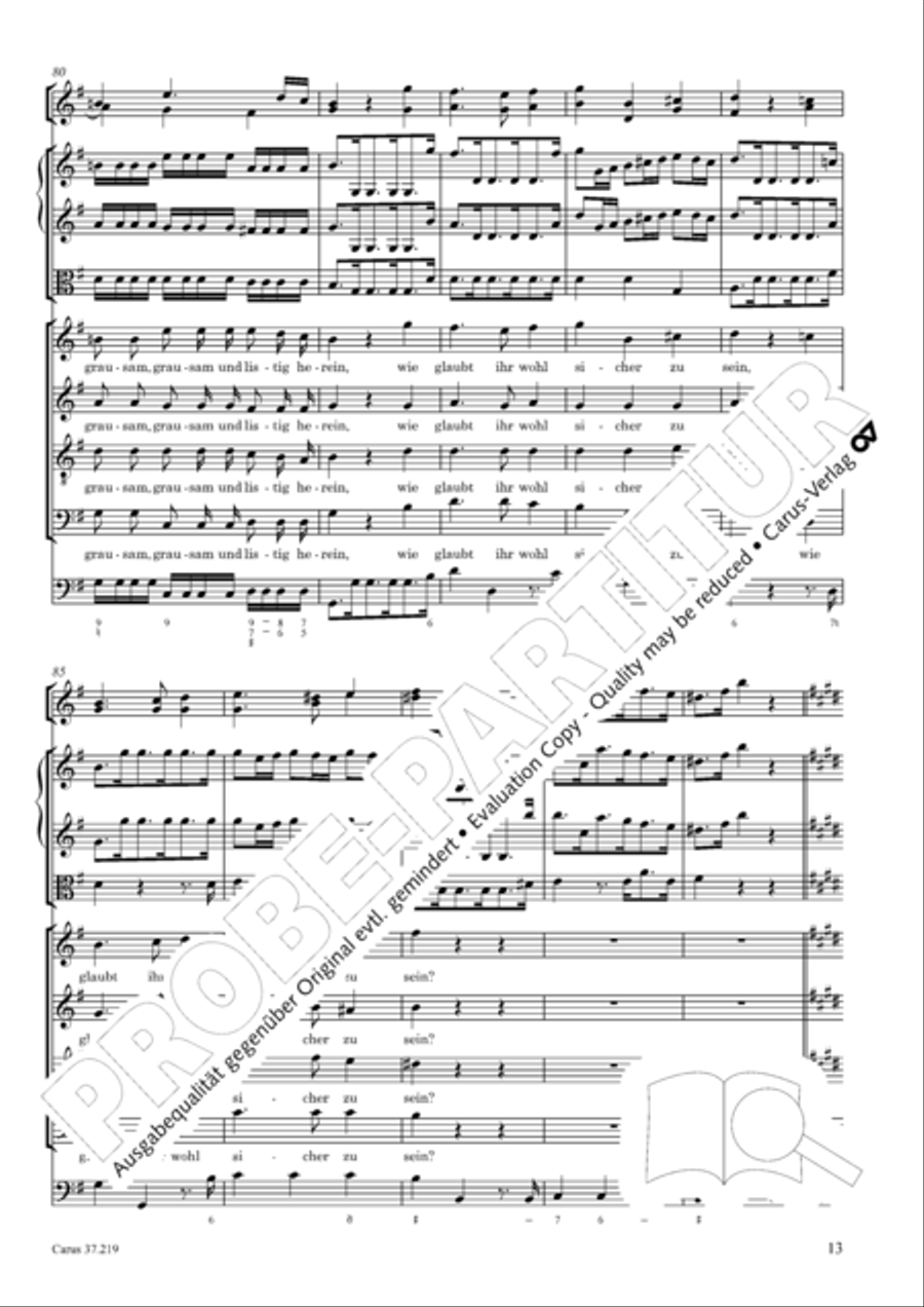Erwachet, ihr Christen STB scores gallery preview page 14