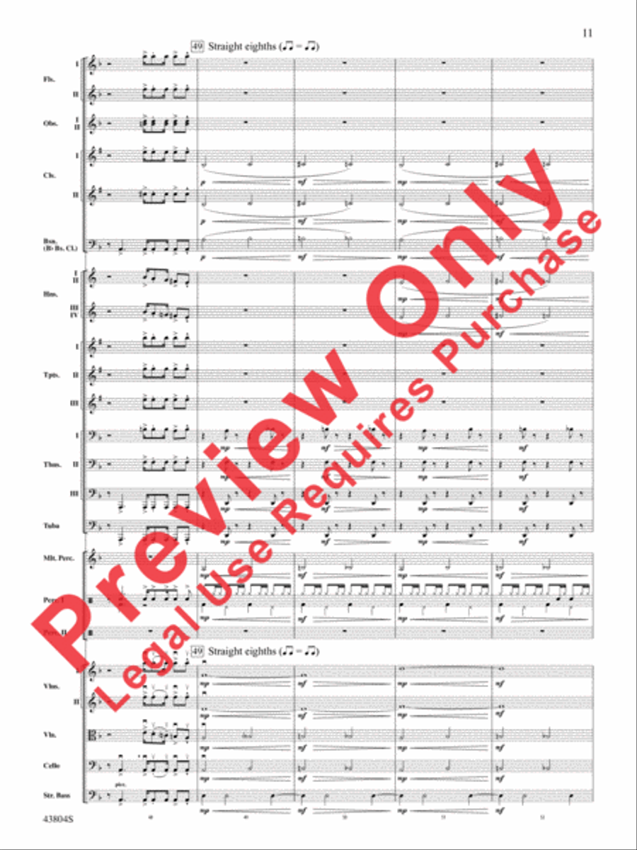 James Bond Theme Full Orchestra scores gallery preview page 12