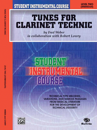 Book cover for Student Instrumental Course Tunes for Clarinet Technic