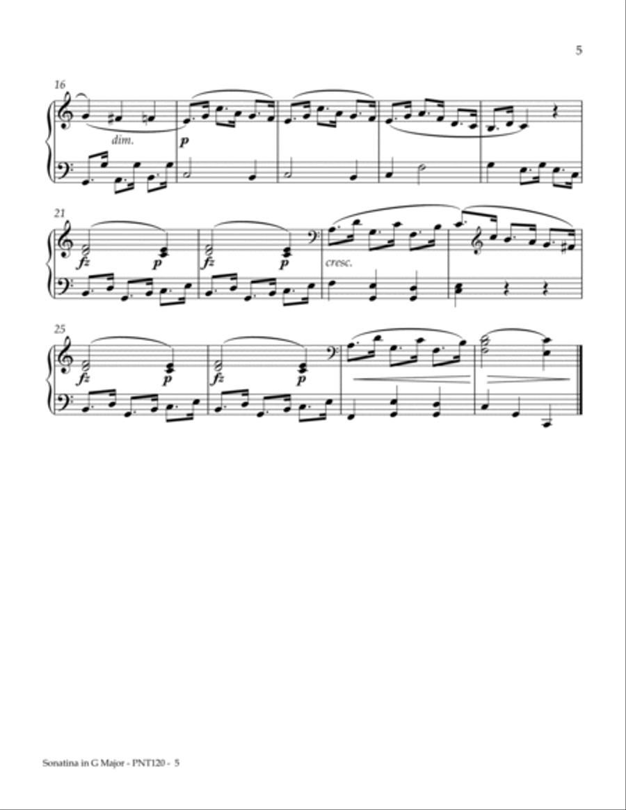 Sonatina Opus 36, Number 2 Piano Method scores gallery preview page 5