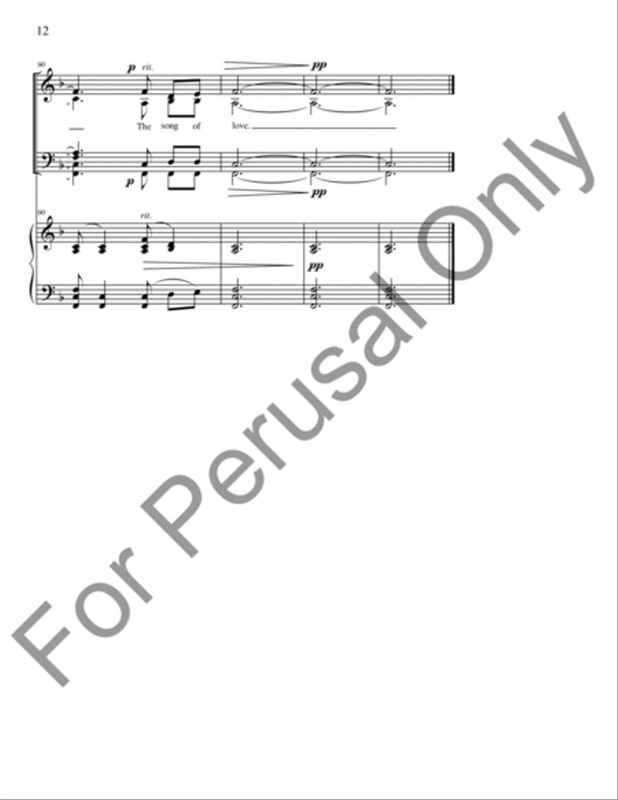 Silent Noon 4-Part scores gallery preview page 13