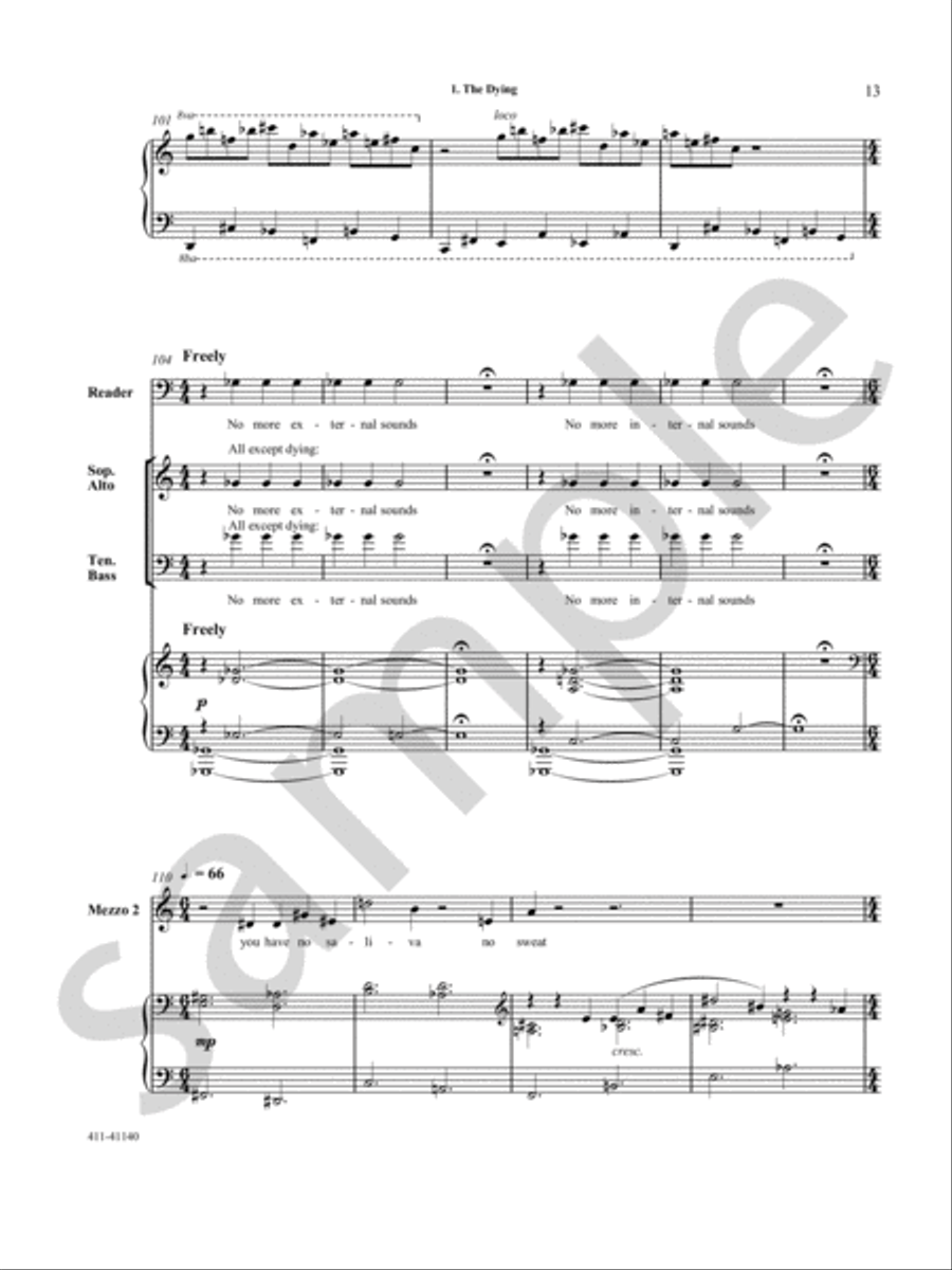 The Tibetan Book of the Dead The Tibetan Book of the Dead B-Flat Clarinet scores gallery preview page 11