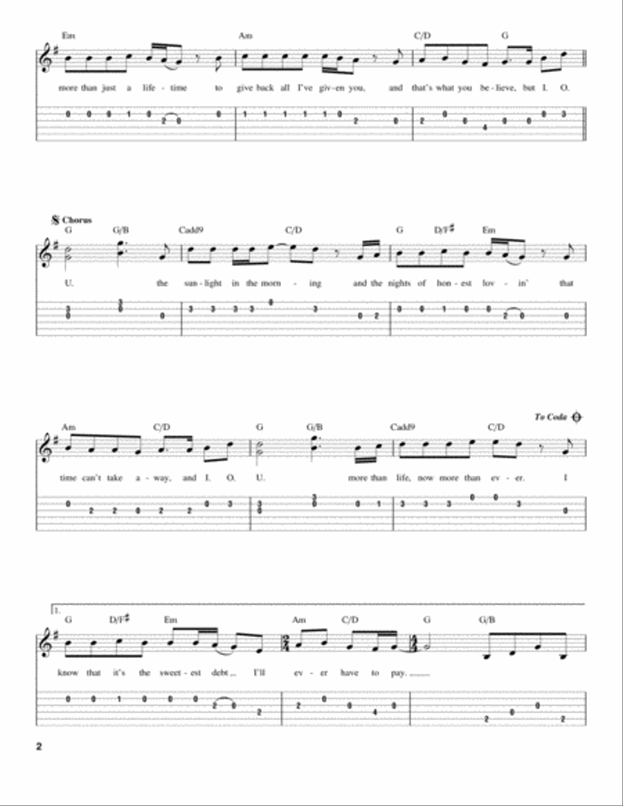 I.O.U. Electric Guitar scores gallery preview page 2