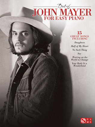 Book cover for Best of John Mayer for Easy Piano