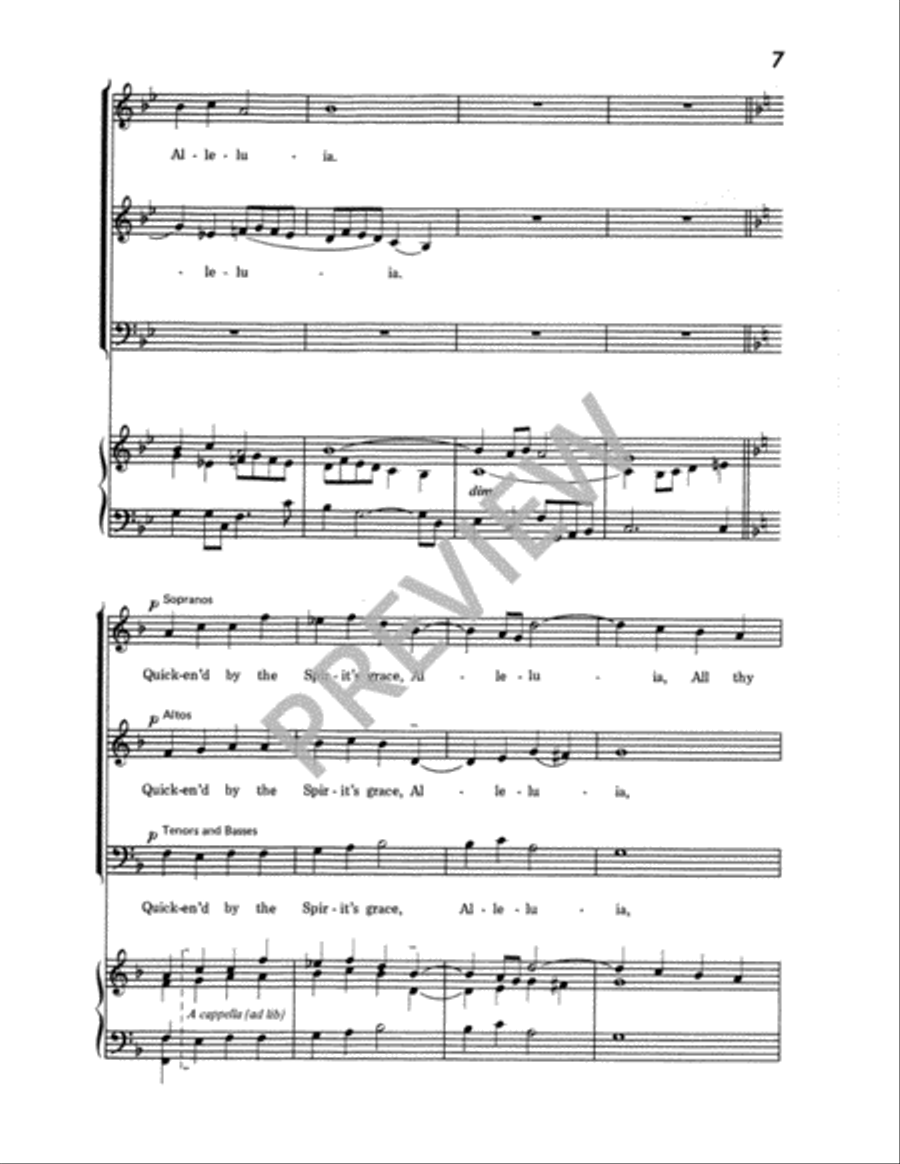 As the Sun Doth Daily Rise 4-Part scores gallery preview page 8